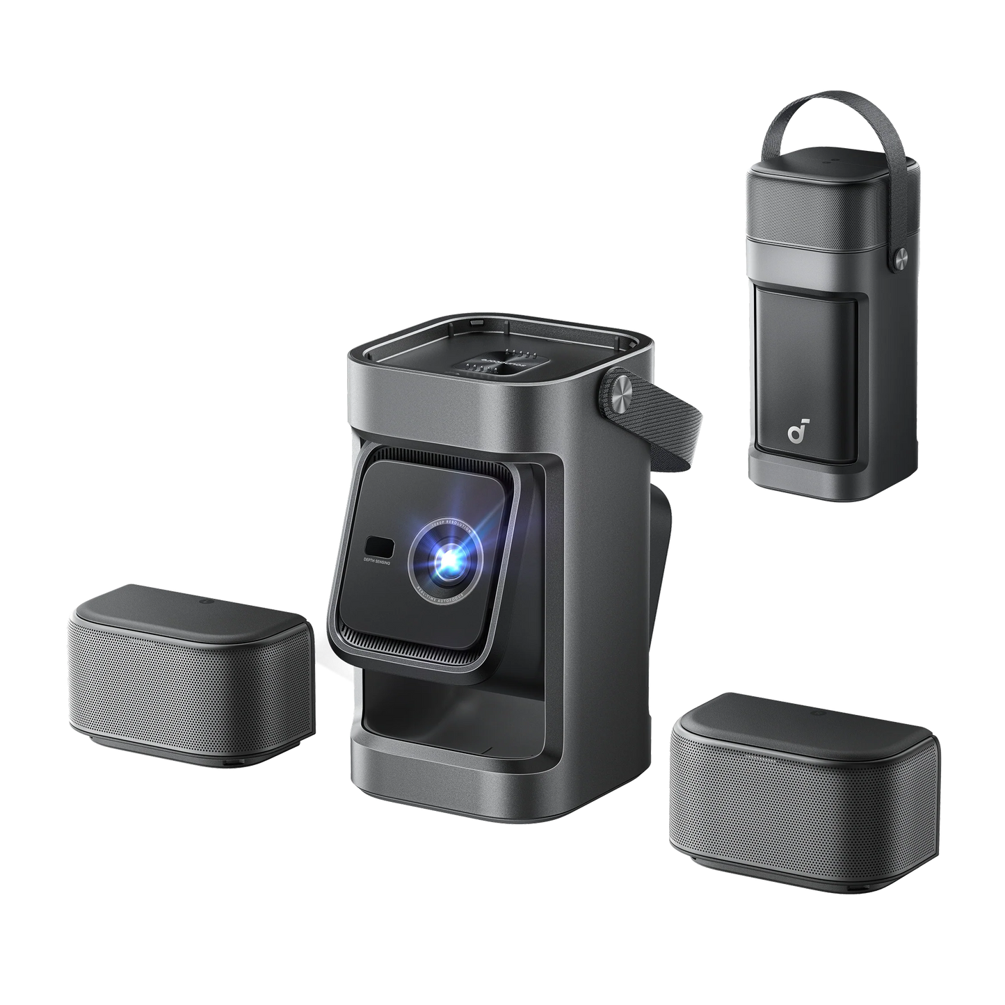 Detachable-Speaker Portable Projector