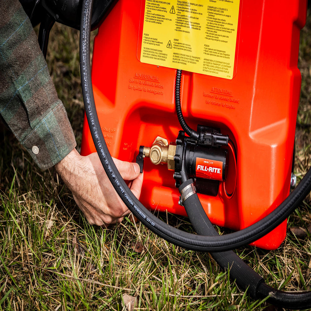 Scepter 14 Gallon Gas Caddy with Electric Fuel Pump