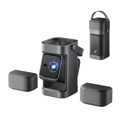 Detachable-Speaker Portable Projector