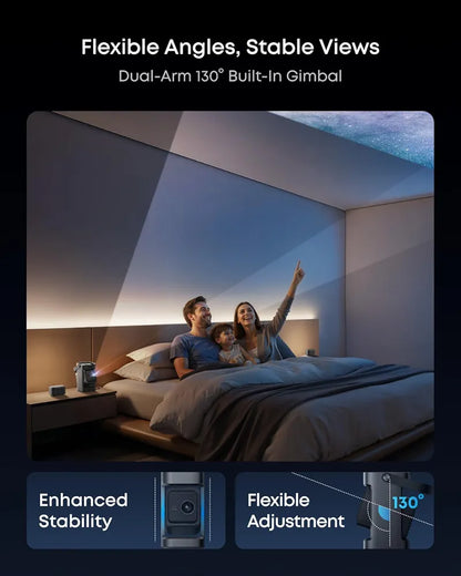 Detachable-Speaker Portable Projector