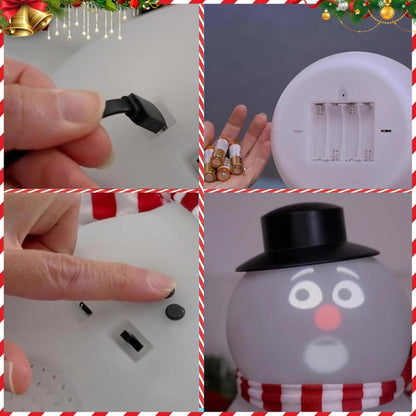 Animated Talking Snowman - USB/Battery Christmas Decoration