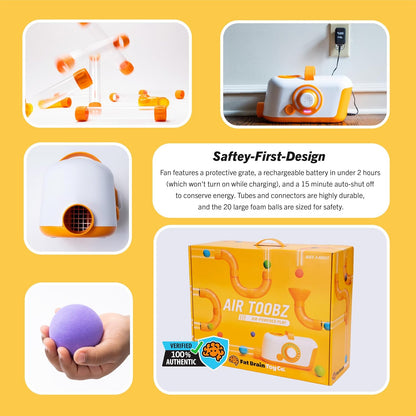 Fat Brain Toys Air Toobz - Air-Powered Sensory Toy for Kids 3+