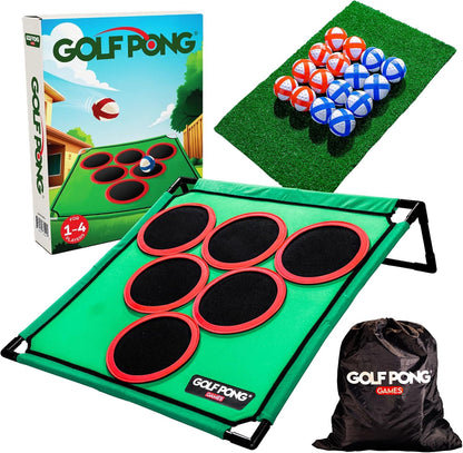 Portable Backyard Golf Game Set – Fun Outdoor Lawn Game for Family & Adults
