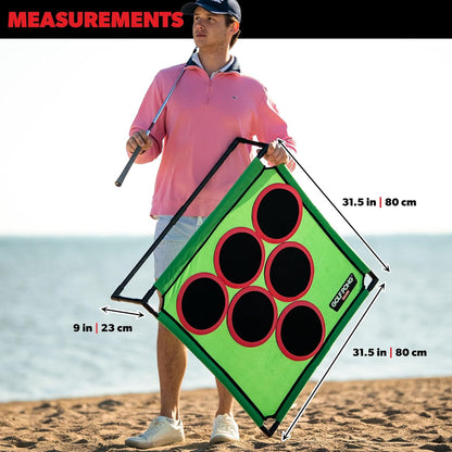 Portable Backyard Golf Game Set – Fun Outdoor Lawn Game for Family & Adults