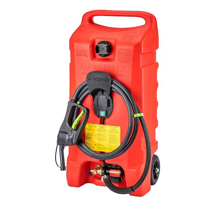 Scepter 14 Gallon Gas Caddy with Electric Fuel Pump